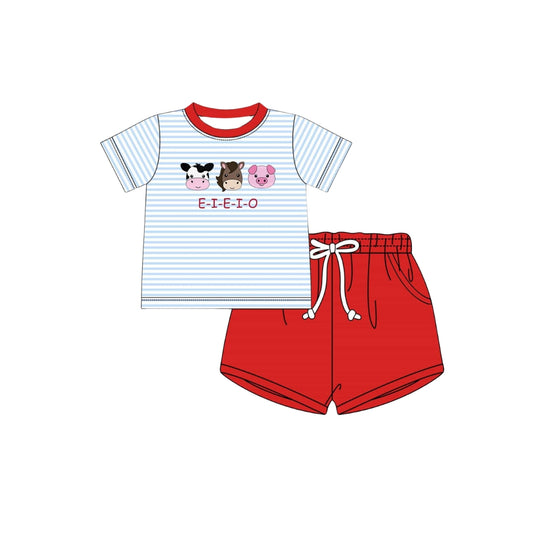 PRE ORDER - Funfetti Kids E-I-E-I-O Short Set