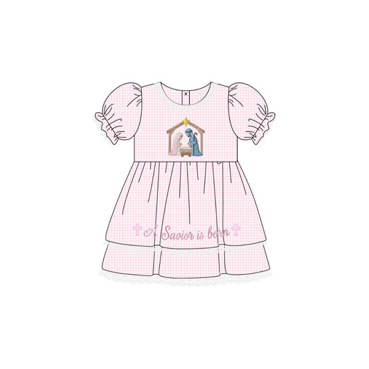 PRE ORDER - Funfetti Kids A Savior is Born Nativity Dress