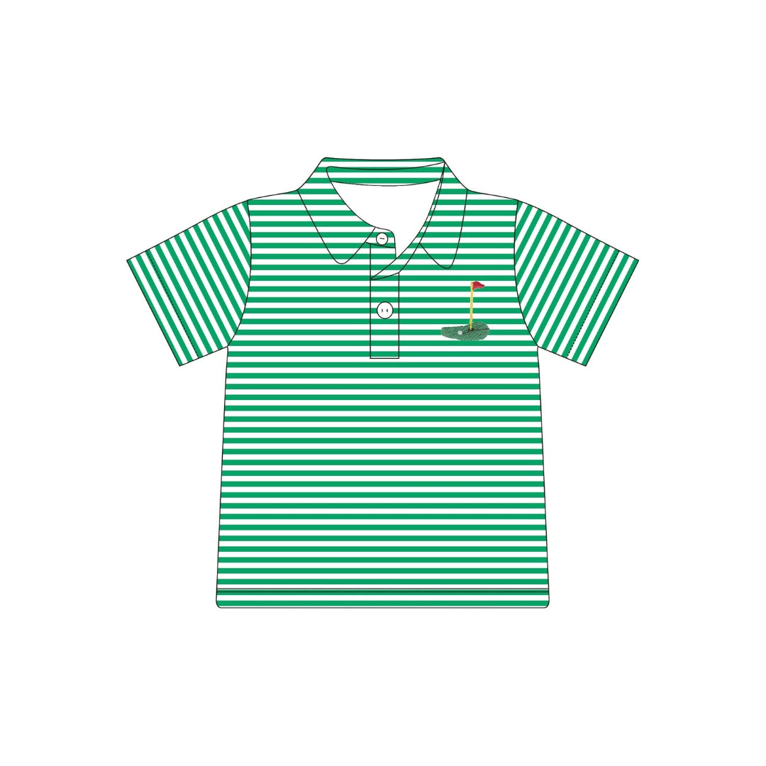 PRE ORDER - Funfetti Kids Golf Applique Polo