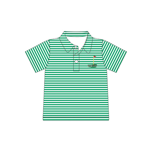PRE ORDER - Funfetti Kids Golf Applique Polo