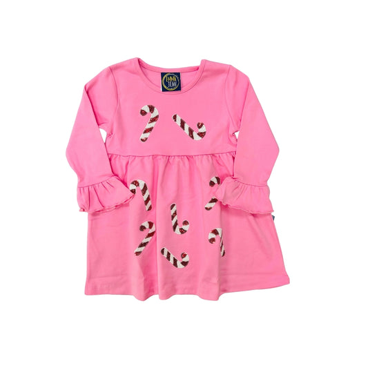 Emma Jean Sequin Candy Cane Dress
