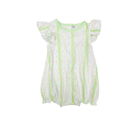 Just for Fun Threads Floral/Bow Bubble with Light Green Trim