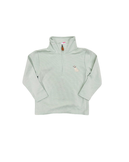 Banana Split Embroidered Puppy Pullover