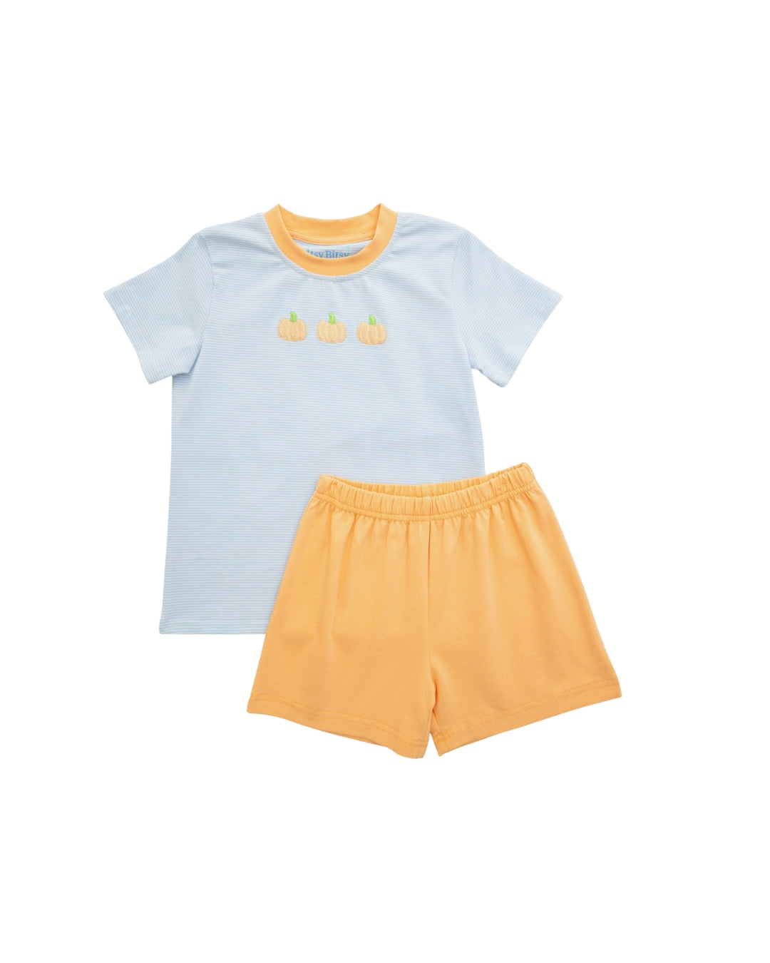 Itsy Bitsy Pumpkin Embroidered Short Set