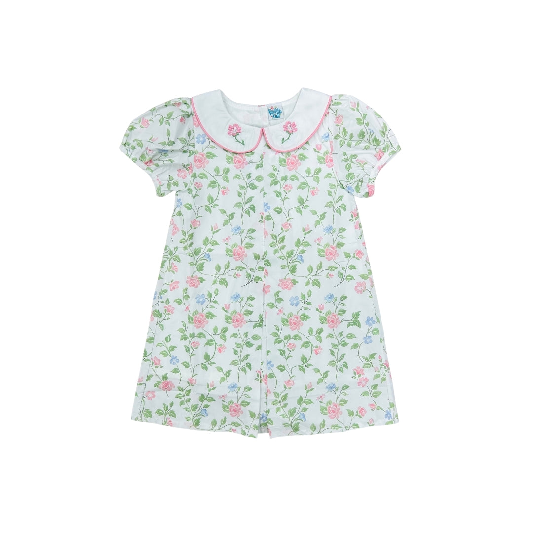 Funfetti Kids White All Over Floral Dress