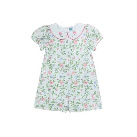 Funfetti Kids White All Over Floral Dress