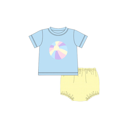 PRE ORDER - Funfetti Kids Pastel Beach Ball Diaper Set