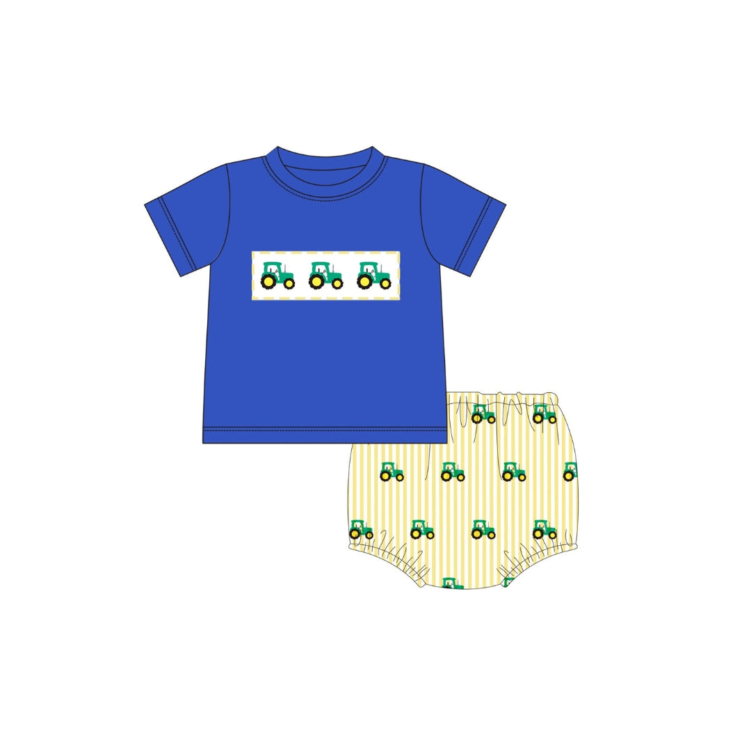 PRE ORDER - Funfetti Kids Tractor Diaper Set