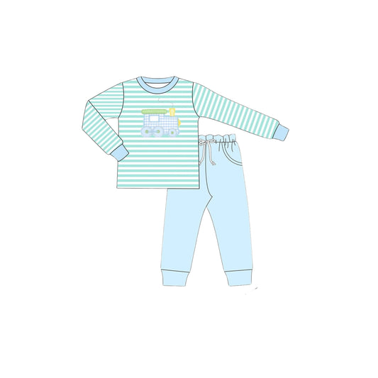 PRE ORDER Funfetti Kids Boy Train Pant Set