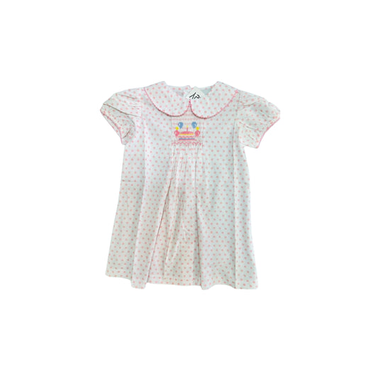 Delaney Girl Smocked Birthday Dress