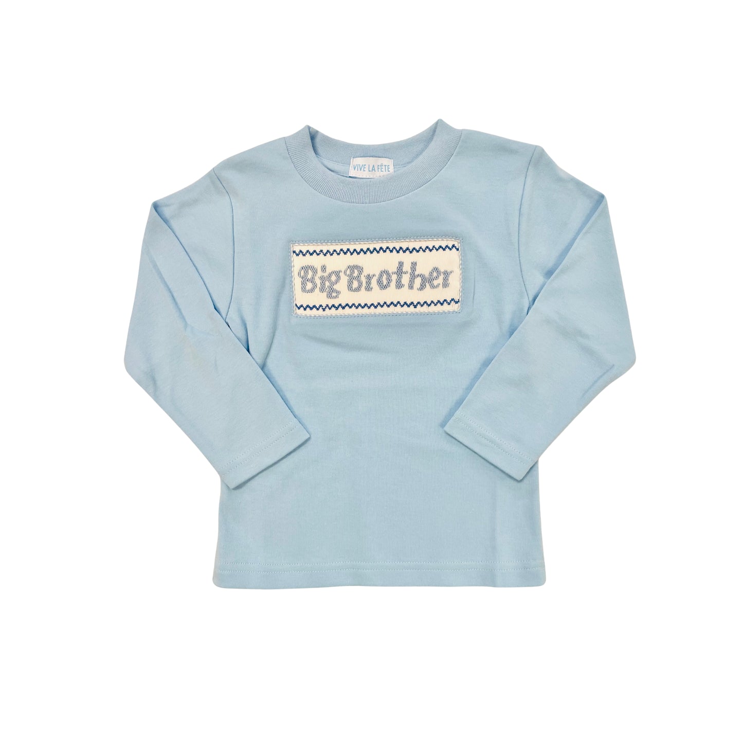 Vive La Fete Smocked Big Brother Long Sleeve Shirt