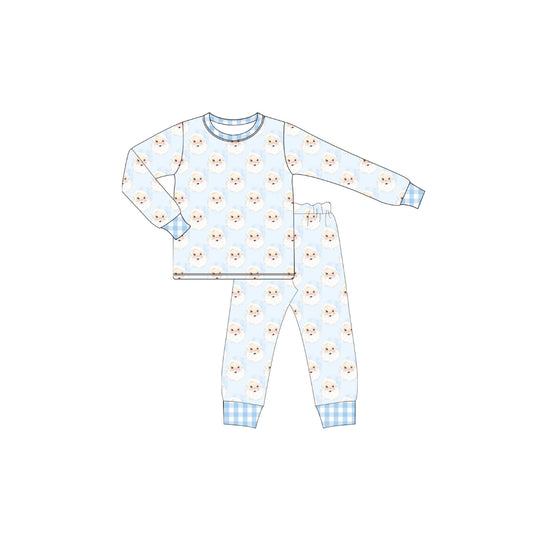 PRE ORDER - Funfetti Kids Blue Santa Lounge Set
