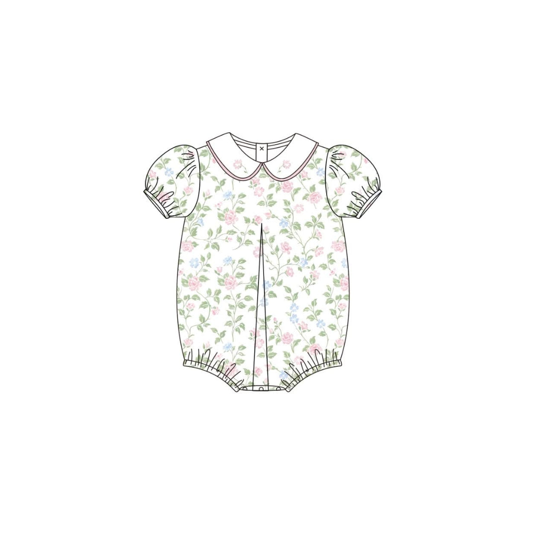 PRE ORDER - Funfetti Kids White All Over Floral Bubble