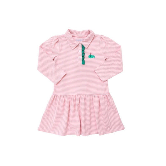 Itsy Bitsy Girl Embroidered Golf Polo Dress