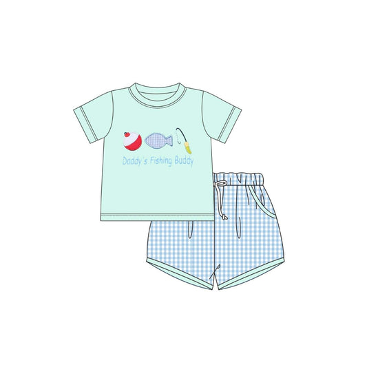 PRE ORDER - Funfetti Kids Daddys Fishing Buddy Short Set