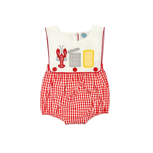 Funfetti Kids Gingham Crawfish Boil Bubble