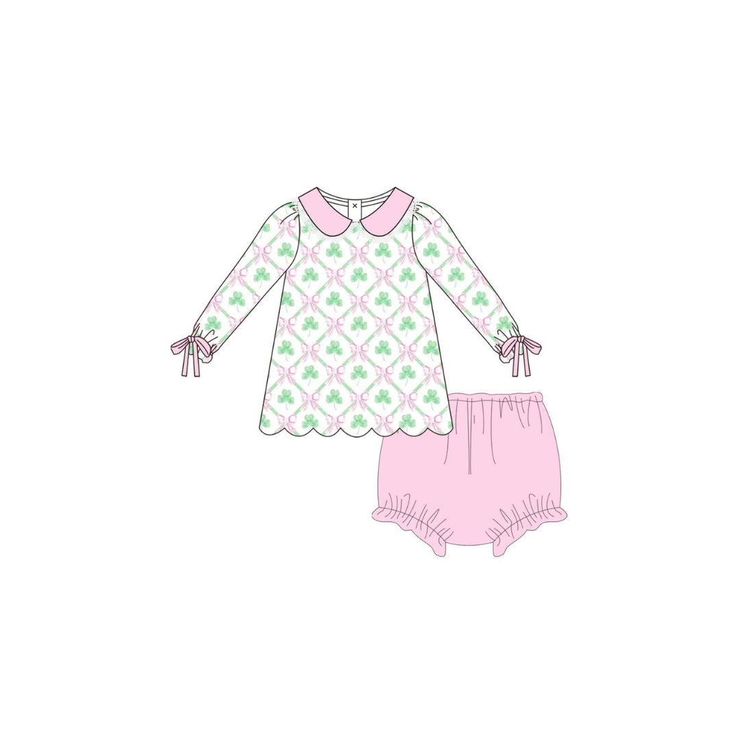 PRE ORDER - Funfetti Kids Lucky Bow Bloomer Set