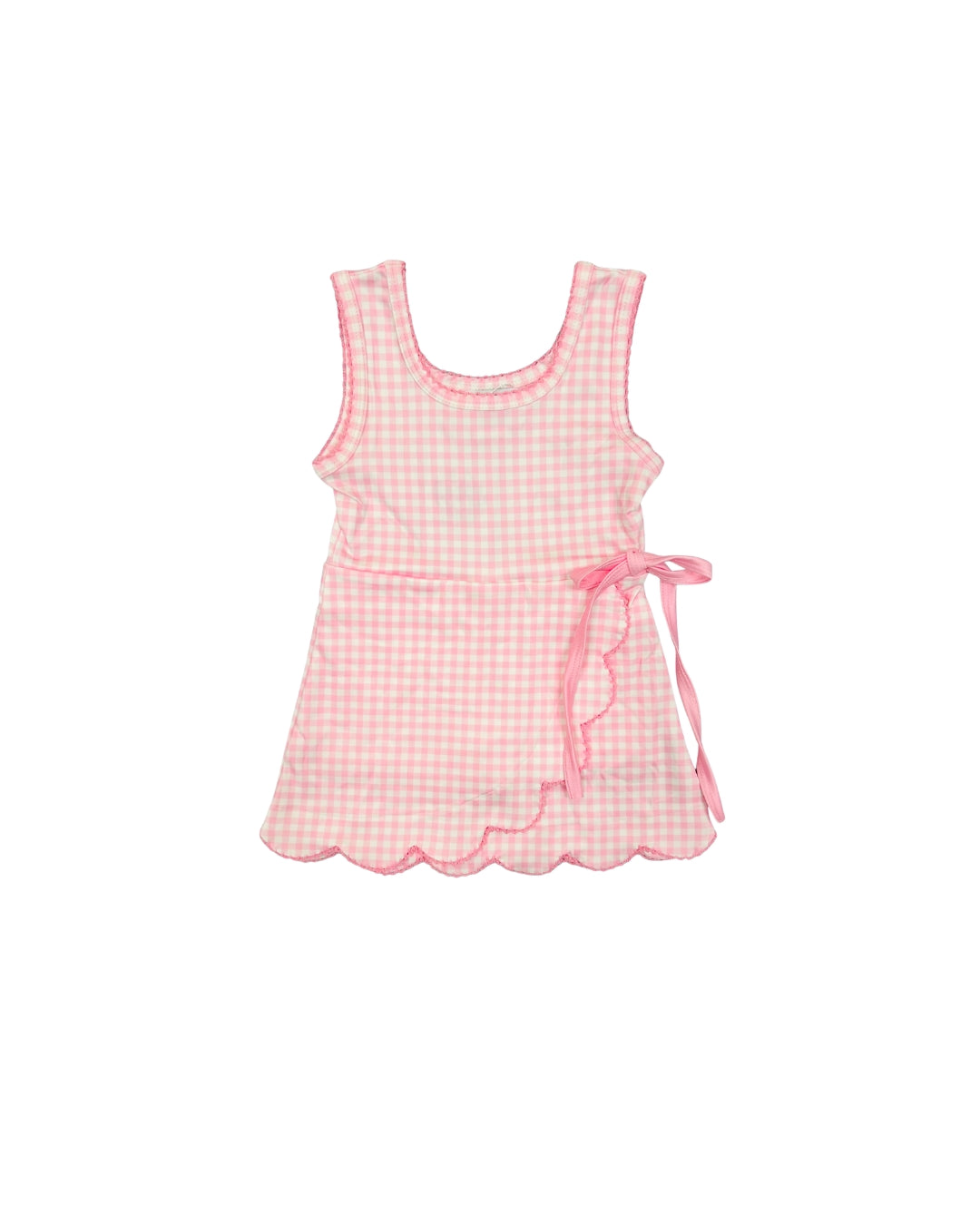 Funfetti Kids Pink Gingham Active Dress