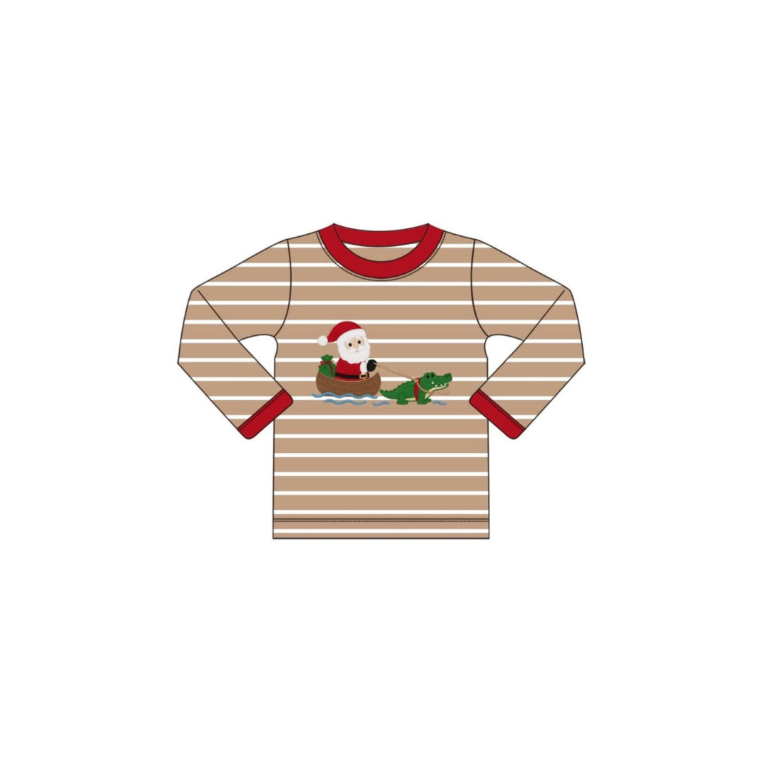 PRE ORDER - Funfetti Kids Cajun Christmas Applique Shirt