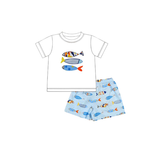 PRE ORDER - Funfetti Kids Goin' Fishin Short Set