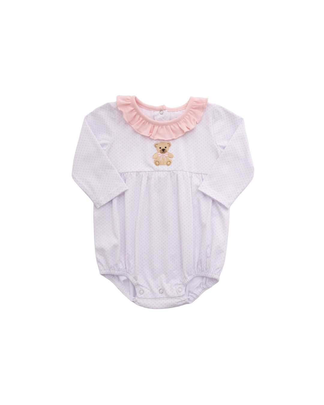Itsy Bitsy Pink Knit Teddy Bear Bubble