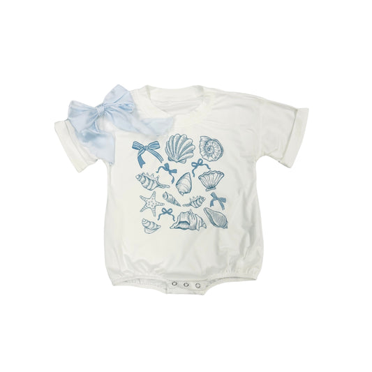 POSH Seashells and Bows Baggy Bubble
