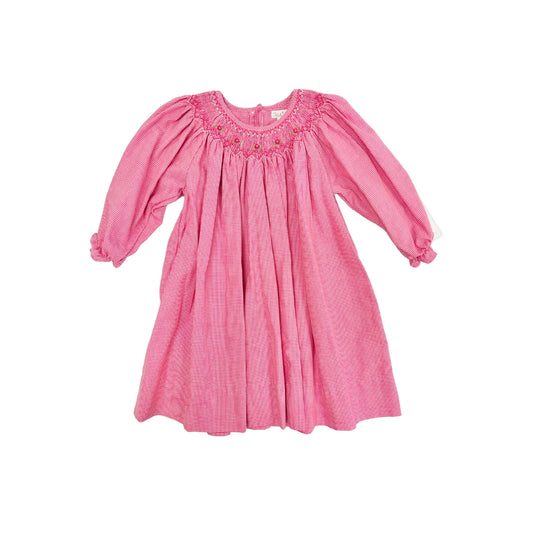 Petit Ami Pink Smocked Bloomer Set/Dress