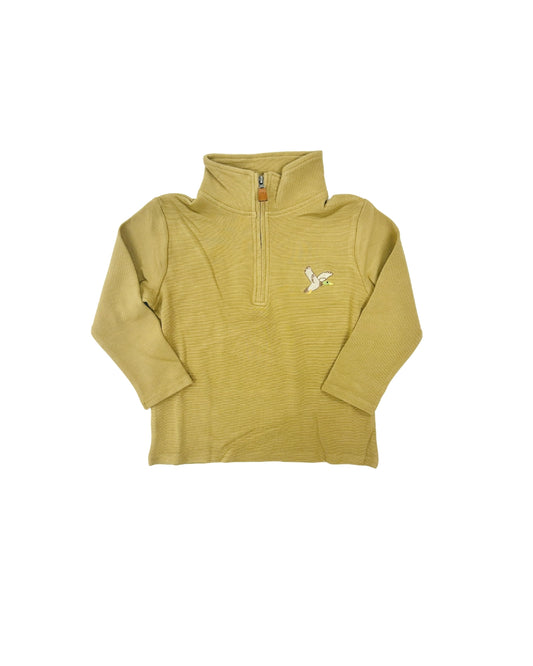 Banana Split Embroidered Mallard Pullover