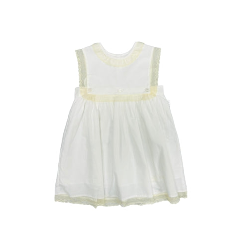 Remember Nguyen Girl Ecru Lace Dress