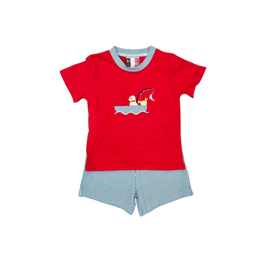 Banana Split Reelin Them in Short Set