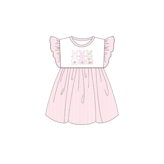 PRE ORDER - Funfetti Kids Seersucker Bunny Tail Dress