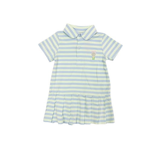 Banana Split Stripe Golf Tee with Bow Dress