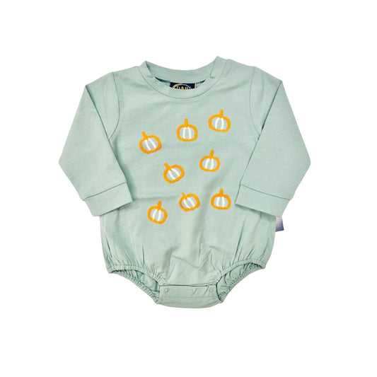 Emma Jean Embroidered Pumpkin Bubble