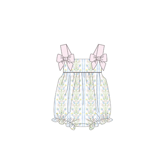 PRE ORDER - Funfetti Kids Floral Bubble with Bows