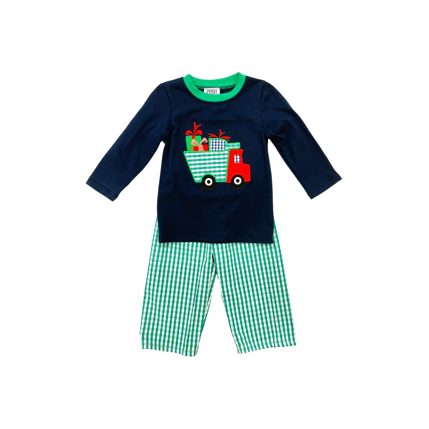 POSH Boy Truck with Presents Pant Set