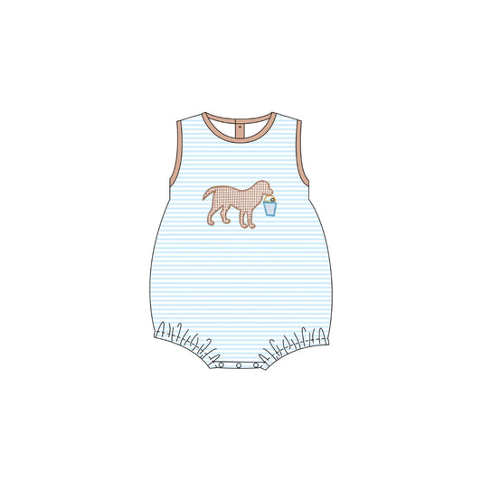 PRE ORDER - Funfetti Kids Puppy with Sand Bucket Stripe Bubble