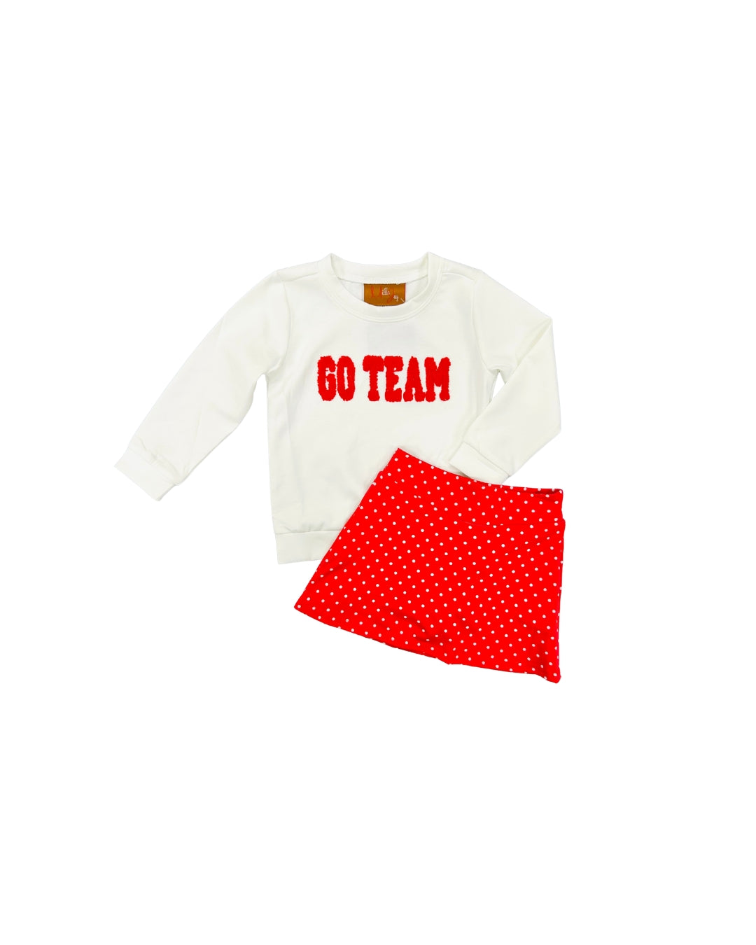 Millie Jay Red Go Team Skort Set
