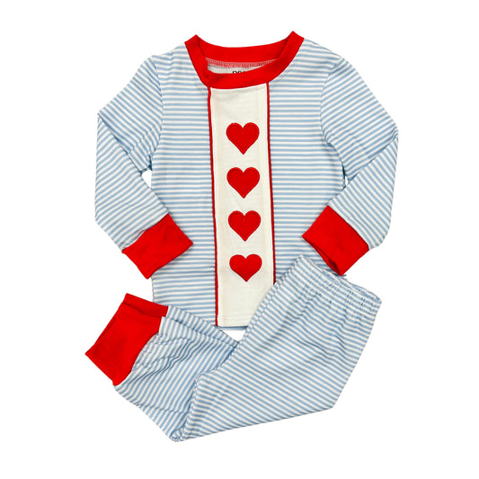 POSH Boy Heart Embroidered Lounge Set