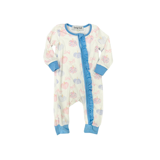 Pink/Blue Pumpkin Lounge Onesie
