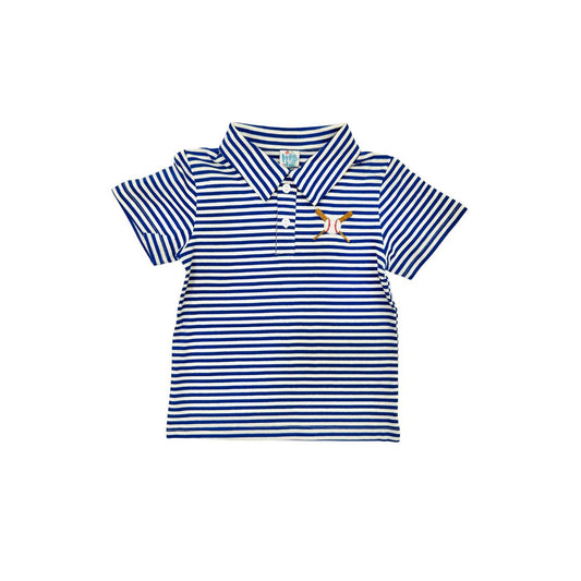 Funfetti Kids Baseball Applique Polo