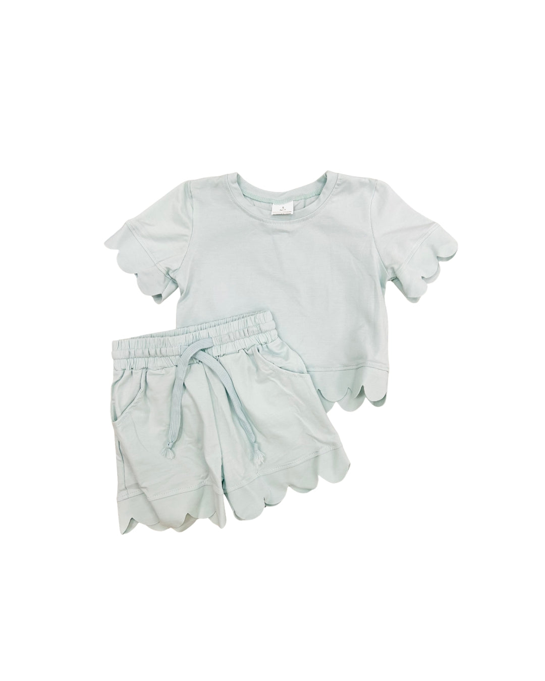 Sage Scallop Short Set