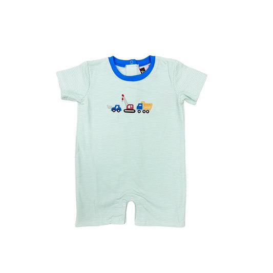 Banana Split Construction Romper