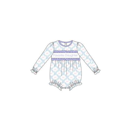 PRE ORDER - Funfetti Kids Floral Favorite Daughter Ruffle Bubble