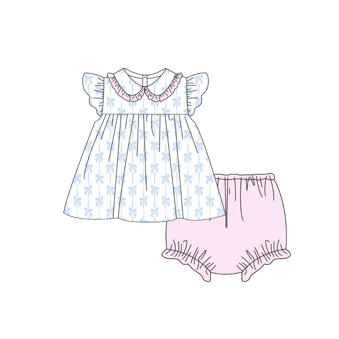 PRE ORDER - Funfetti Kids Bow/Ruffle Bloomer Set