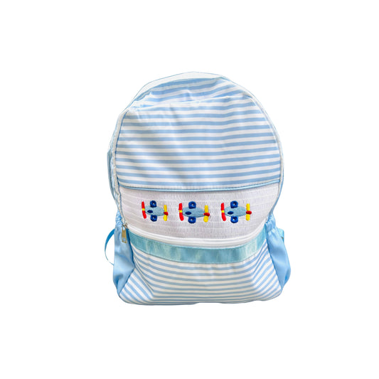 POSH Smocked Airplane Backpack