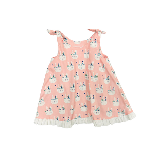 Funtasia Too Girl Bunny Dress with Shoulder Ties