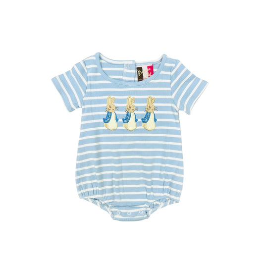 Banana Split Blue Stripe Peter Rabbit Bubble