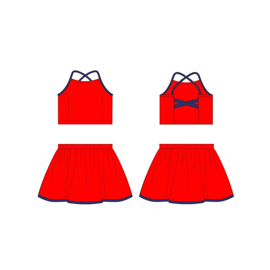 PRE ORDER - Funfetti Kids Red/Navy Active Set