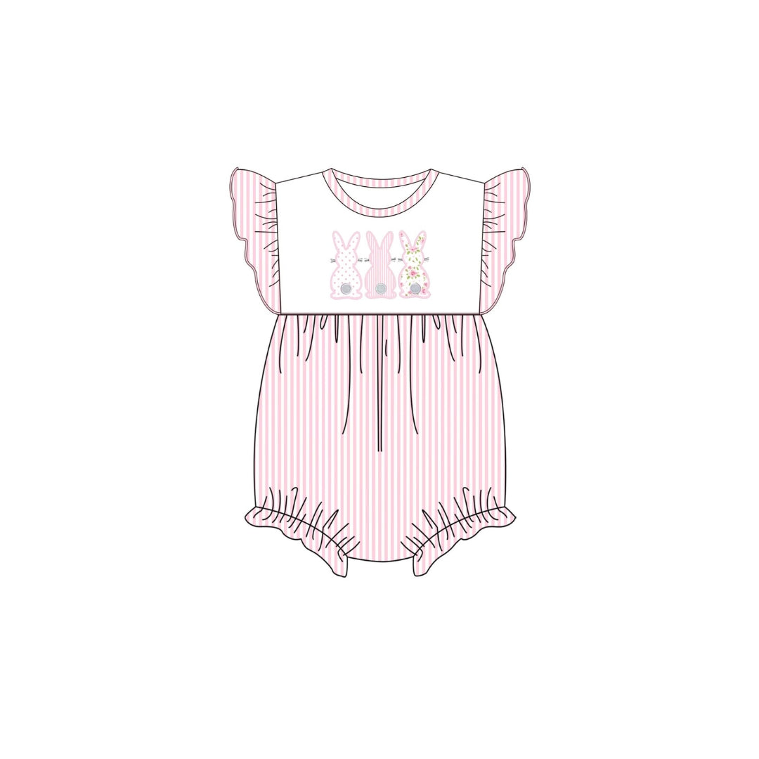 PRE ORDER - Funfetti Kids Seersucker Bunny Tail Bubble