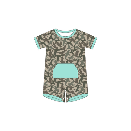 PRE ORDER - Funfetti Kids Camo/Duck Romper